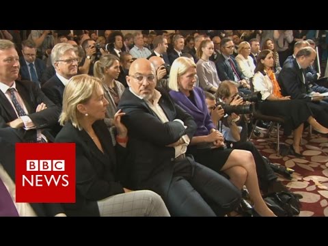 Moment Boris supporters heard he wouldn't run for Tory leadership - BBC News