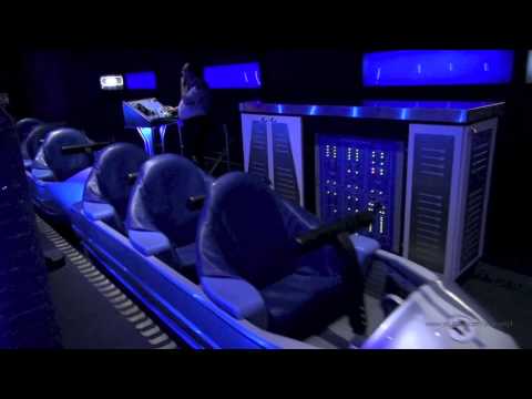 Space Mountain Front Row Nightvision HD Magic Kingdom Walt Disney World