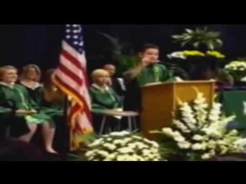 8th grade graduation speaker imitates Trump, Clinton, Obama