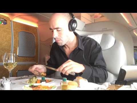 Emirates First Class Suite, A380 BKK-HKG-BKK