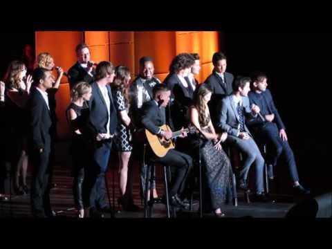 Glee Cast Tribute to Jane Lynch @ Trevor Live 12/8/13 (Full Introduction & Performance)