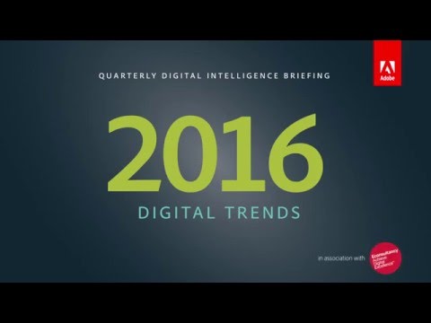 Adobe Digital Trends for 2016