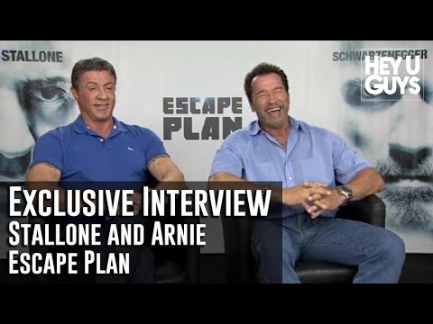 Sylvester Stallone and Arnold Schwarzenegger Exclusive Interview - Escape Plan