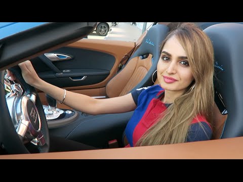 Girl Driving a Bugatti in Dubai !!!