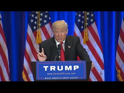 Donald Trump's Full Anti-Hillary Clinton Speech in New York City (6-22-2016) Trump DESTROYS Hillary