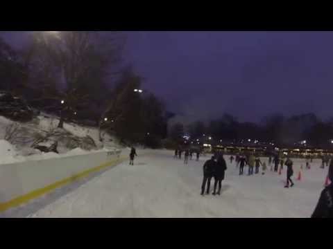 Ice Skating Wollman Rink Central Park New York