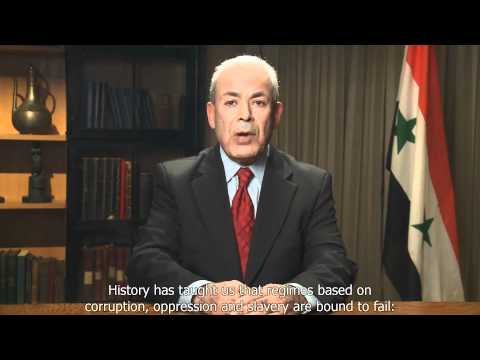 Dr. Burhan Ghalioun, SNC President Address to The Nation (in Full HD with English subtitle)