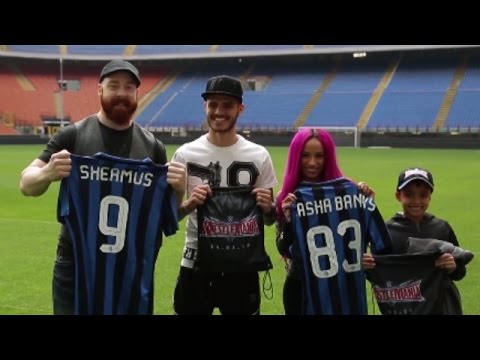 Sheamus visits San Siro football stadium in Milan, Italy