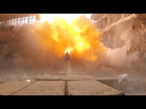 Syrian Army in Heavy Urban Close Combat During Operation in Business Center | Syria War