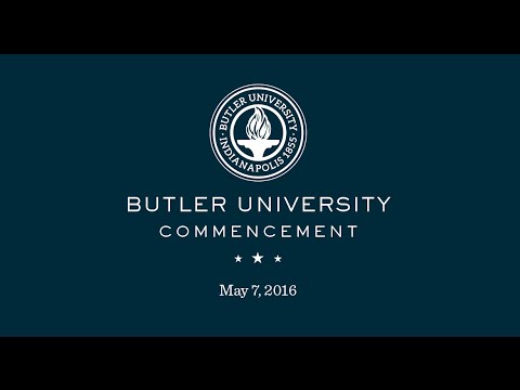 Butler University Spring Commencement 2016