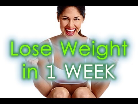 How to Lose Weight in A WEEK | Effective Diet to Lose Weight in a Week