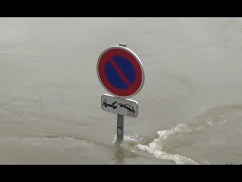 Crue de la Seine à Paris - Inondations - le 3 juin 2016 - Flood of River - june