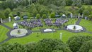 The event is taking place in the National War Memorial Gardens, Islandbridge