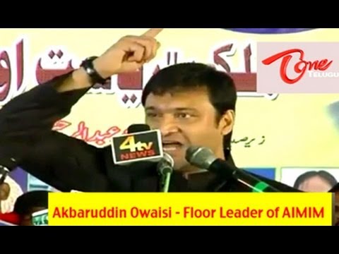 Akbaruddin Owaisi's hate speech at Nirmal, Adilabad Dist - Full Length Video