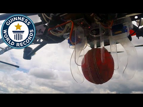 The highest cricket ball catch of all time - Guinness World Records