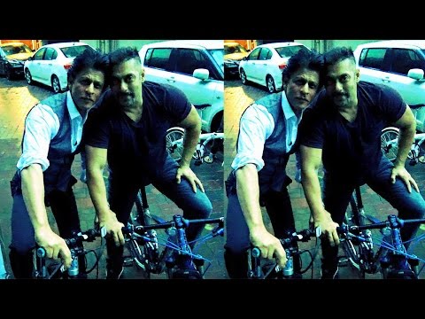 Shah Rukh Khan & Salman Khan Enjoy Bike Ride Together | View Pic's