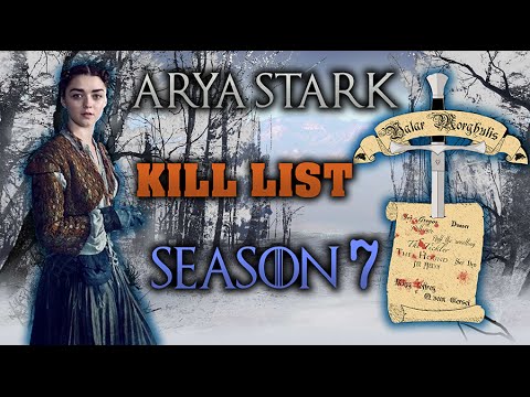 Arya's Kill List (Season 7) Possibilities GAME OF THRONES