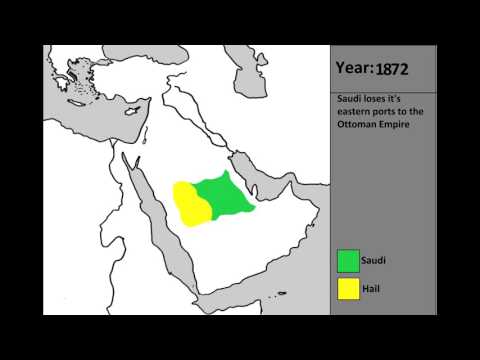 Territorial History of Saudi Arabia - Year 1745-2015