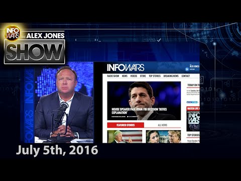 Full Show - FBI: Hillary Clinton Now Royal, Above The Law - 07/05/2016