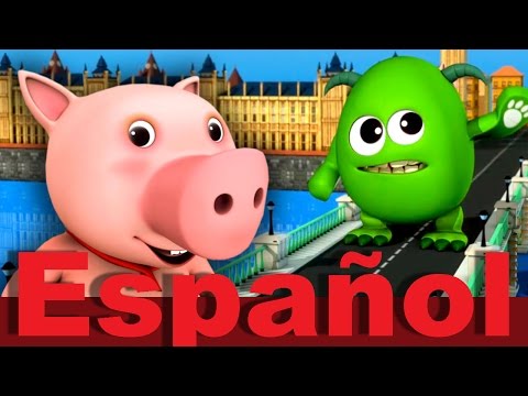 El Puente de Londres se va a caer | LittleBabyBum canciones infantiles HD 3D