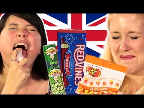 British People Try American Candy