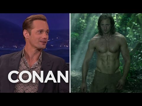 Alexander Skarsgard's Insane Diet To Get Jacked As Tarzan  - CONAN on TBS