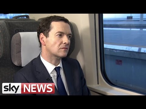 Chancellor George Osborne On His Visit To China