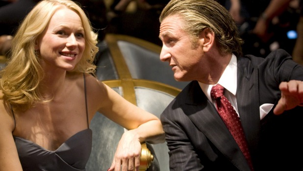 naomi watts and sean 
penn as valerie plame and joe wilson in the film 'fair game'.