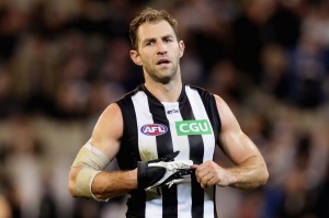 Collingwood's Travis Cloke is searching for ways to find form. 