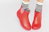 Red Wellington ankle boots by 'Call It Spring' available through ASOS. 