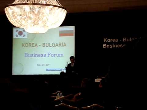 South Korea - Bulgaria Business forum - 27.09.2011 - prime minister Kim Hwang-Sik