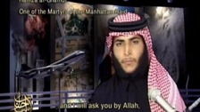 Hamza bin Laden in an As-Sahab video from 2006.