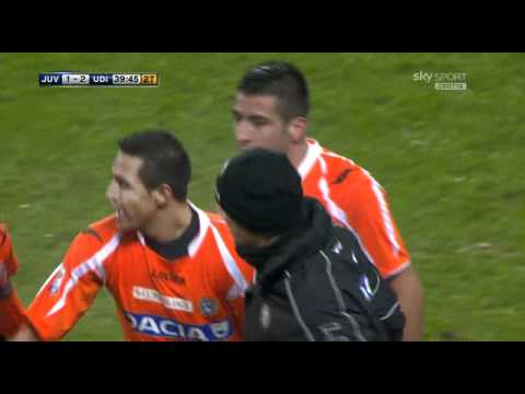 Juventus 1 - 2 Udinese - Golazo Alexis Sánchez - 30/01/2011 | Semana 22