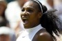 Serena Williams of the U.S celebrates a point against Elena Vesnina of Russia during their women's singles match on day ...