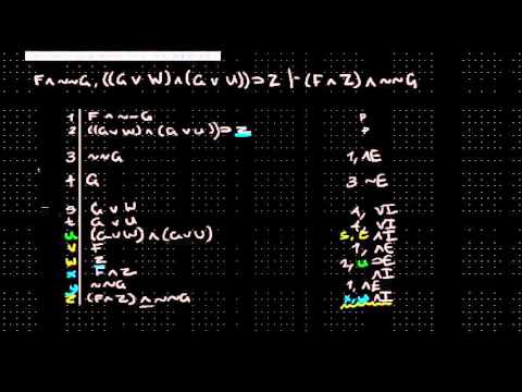 Formal Logic 3 - Intro to Proof