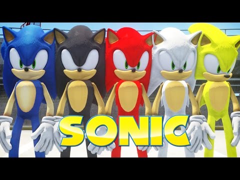 ALL SONIC FORMS IN GRAND THEFT AUTO