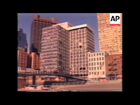 USA: OKLAHOMA CITY: REMAINS OF BOMBED BUILDING TO BE DEMOLISHED