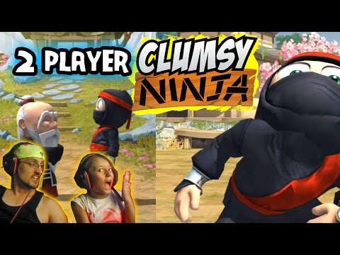 We Play: CLUMSY NINJA (Father Daughter iOS Face Cam Gameplay)