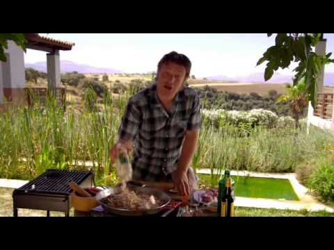 Jamie Oliver in Andalucia Spain.