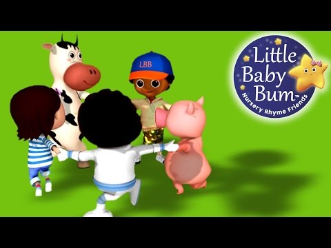 Ring Around The Rosy | Nursery Rhymes | By LittleBabyBum!