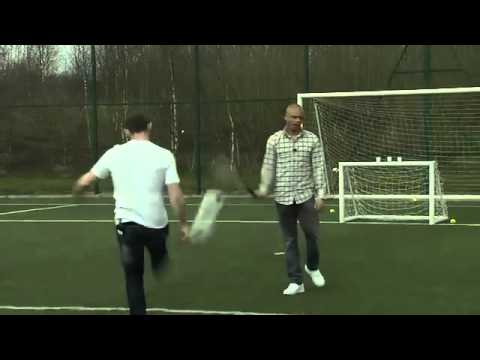 Wayne Rooney vs Wes Brown football challenge