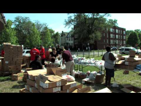 06/24/09 The Sky and Bank of America Teams Up to Support the Greater Chicago Food Depository