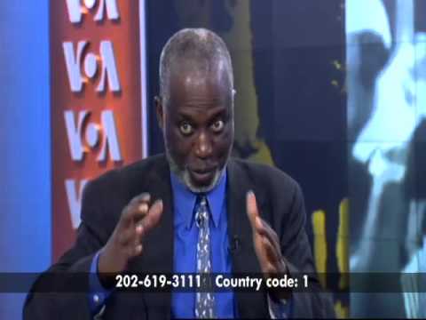 Guests discuss voter intimidation and the electoral commission in Uganda