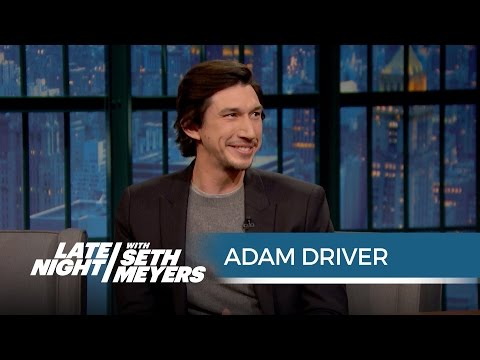 Adam Driver on Playing Kylo Ren and Keeping Star Wars Secrets - Late Night with Seth Meyers