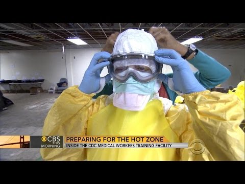 Inside the CDC medical workers' training facility