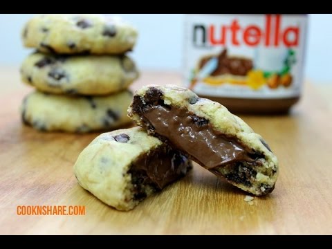 Nutella Chocolate Chip Cookies