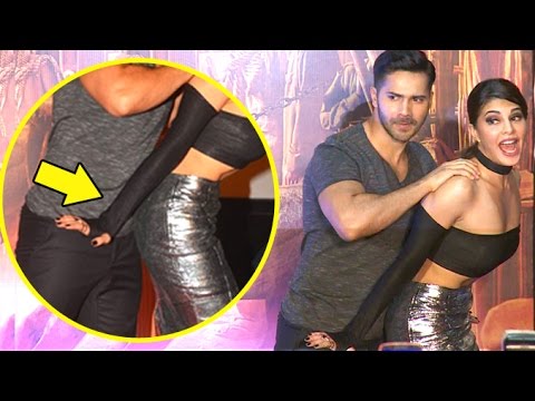 OMG! What Is Varun Doing To Jacqueline Fernandez In Public?