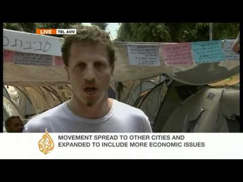 Cal Perry interviews Israeli protester