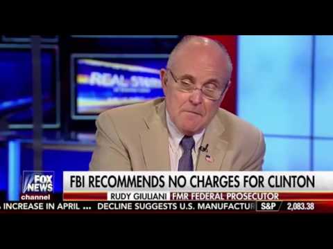 Rudy Giuliani reacts to James Comey's recommendation of no charges for Hillary Clinton