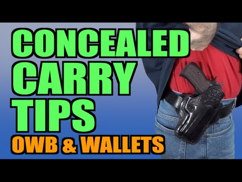 Concealed Carry Tips: CCW & Wallets